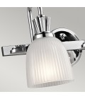 Cora 2-Ljus Vägglampa Polerad Krom 56,1cm