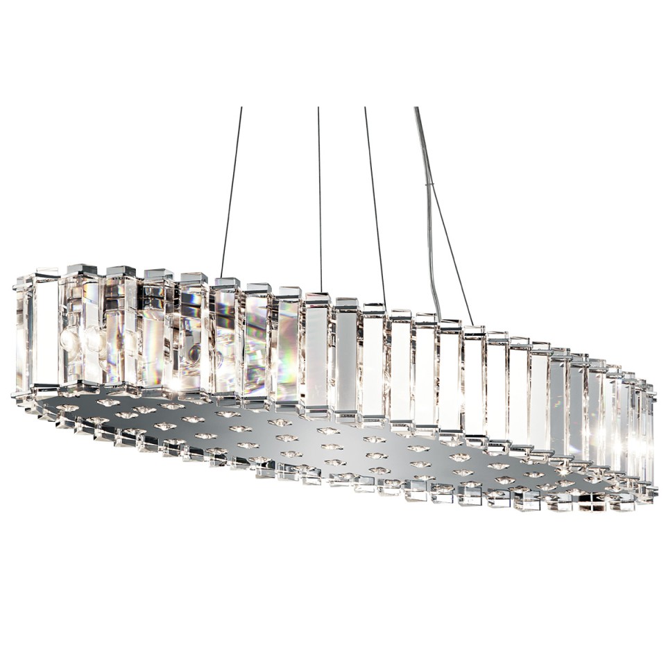 Crystal Skye 12 Light Island Pendant IP44