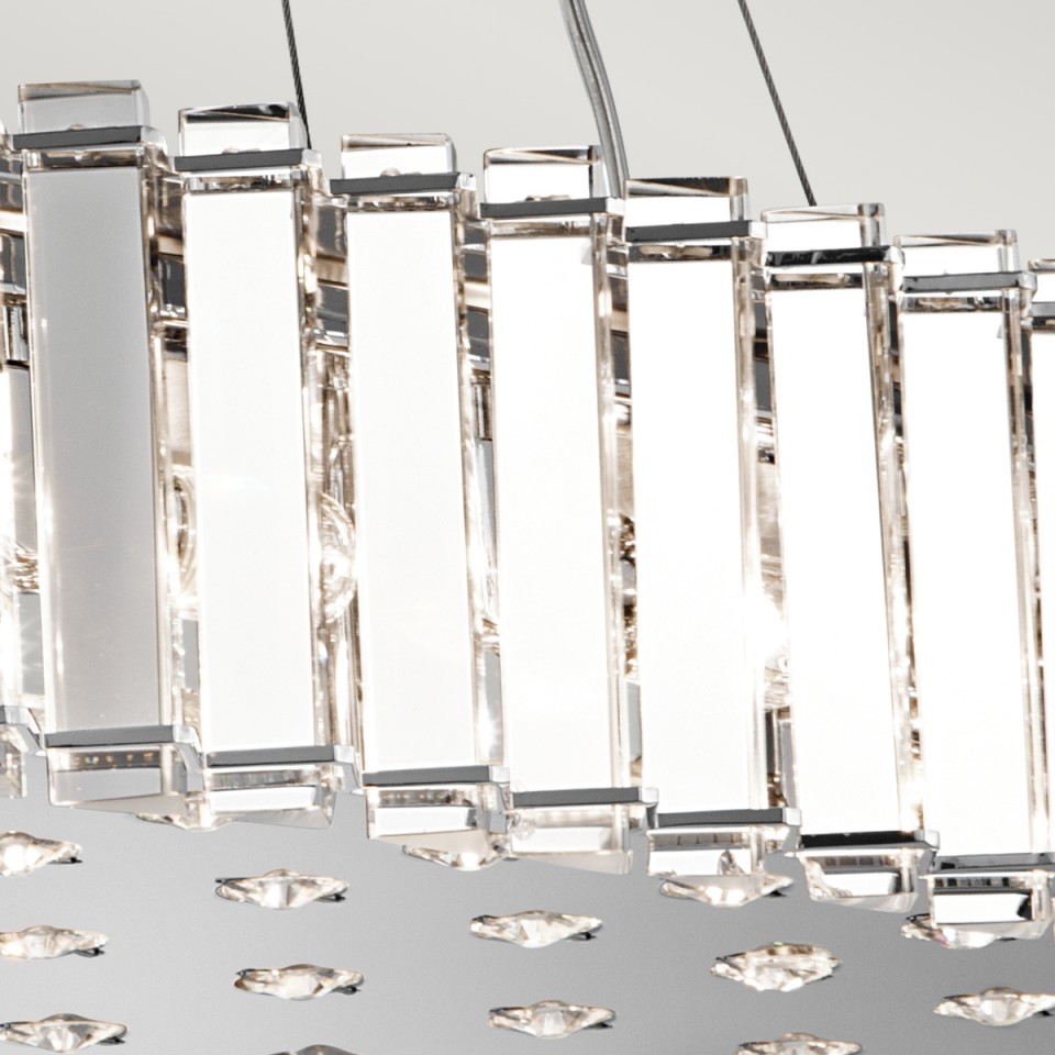 Crystal Skye 12 Light Island Pendant IP44