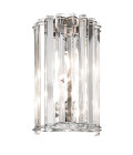 Crystal Skye 2-Ljus Vägglampa Krom 24,1cm