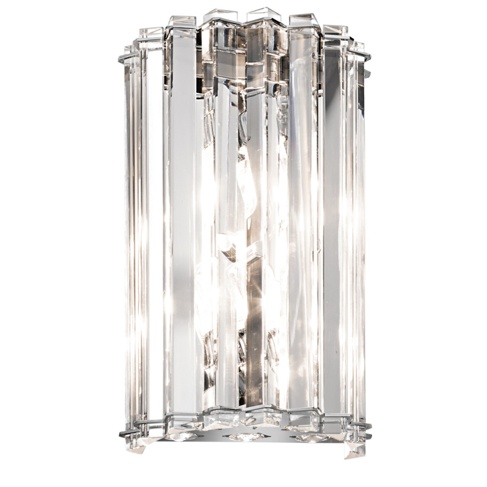 Crystal Skye 2-Ljus Vägglampa Krom 24,1cm