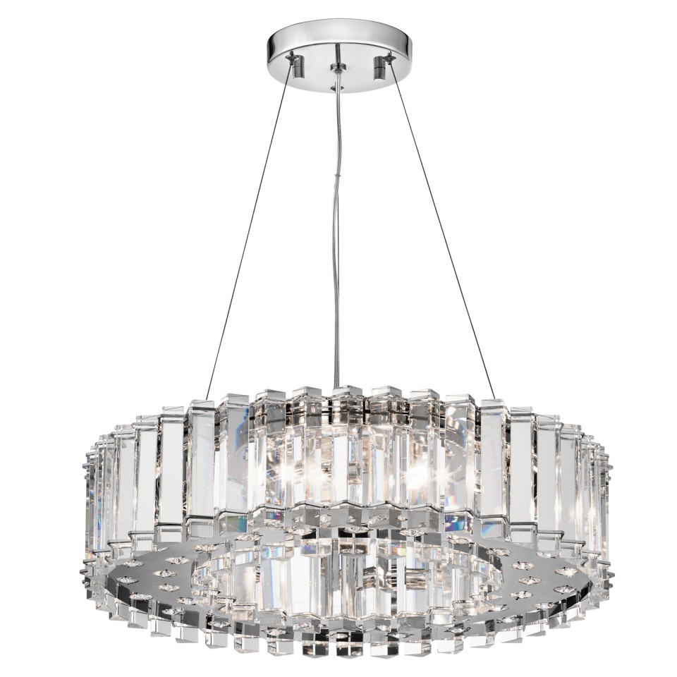 Crystal Skye 8 Light Chandelier IP44