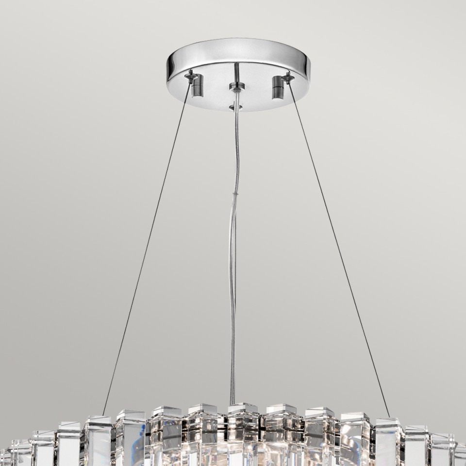 Crystal Skye 8 Light Chandelier IP44