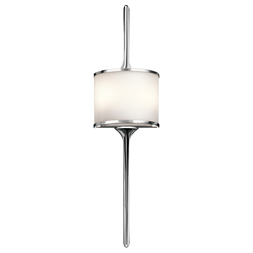 Mona 2-Ljus Vägglampa Polerad Krom 76,2cm