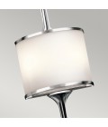 Mona 2-Ljus Vägglampa Polerad Krom 76,2cm