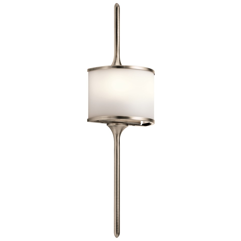 Mona 2-Ljus Vägglampa Tenn 76,2cm