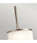 Mona 2 Light Wall Light - Classic Pewter IP44