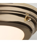 Welland 1 Light Flush Light - Polished Brass IP44