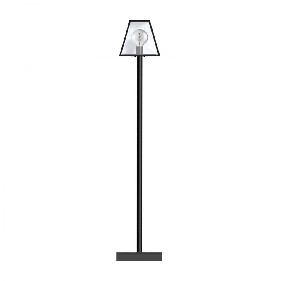 Contemporary Outdoor Lamp Post Galvanised Steel 1.8m IP44