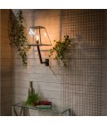 Contemporary Outdoor Wall Light With Angled Bracket Galvanised Steel 78cm IP44