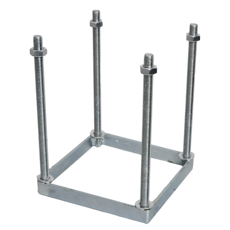 Harte foundation frame, 150mm square in galvanised steel (FF02)