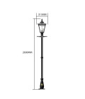 Victorian Outdoor Traditional Lamp Post Cast Iron 260cm