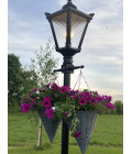 Victorian Outdoor Traditional Lamp Post Cast Iron 260cm