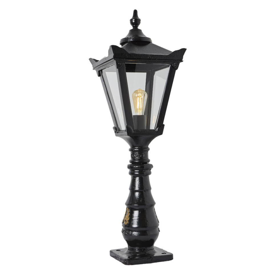 Victorian Outdoor Traditional Bollard Light Cast Iron 110cm