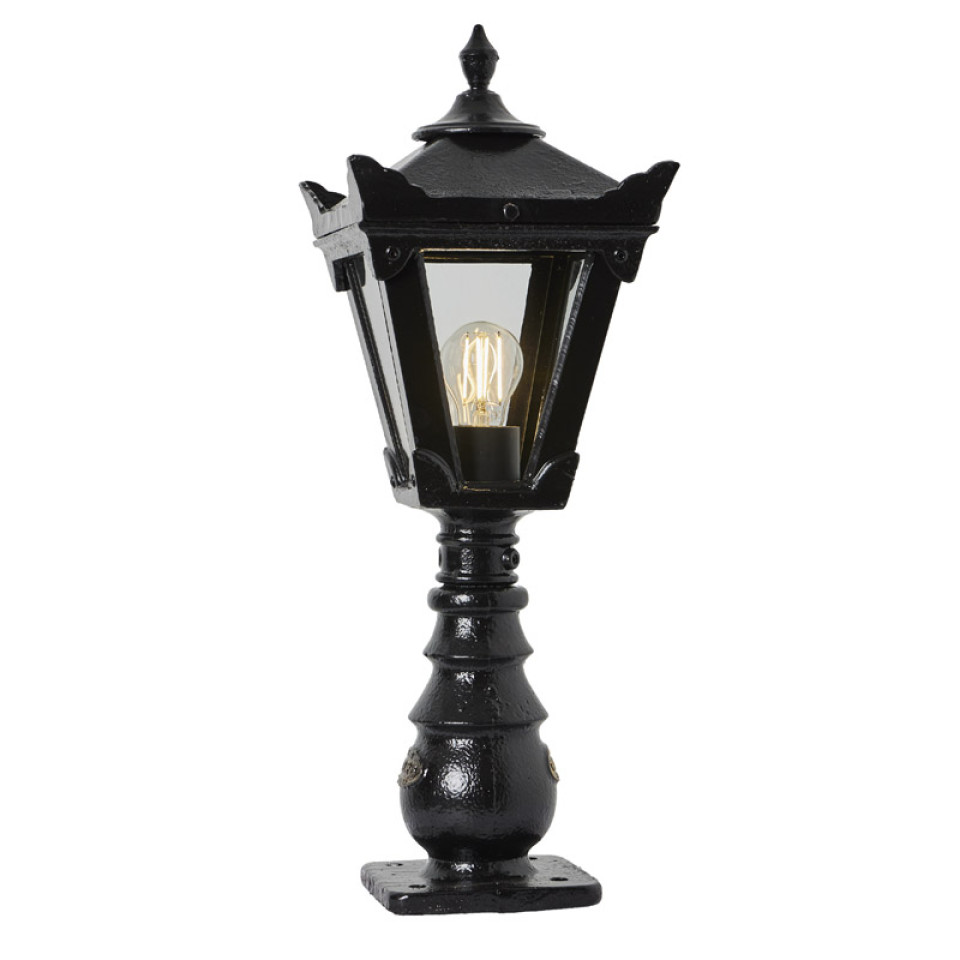 Victorian Outdoor Traditional Bollard Light Cast Iron 60cm