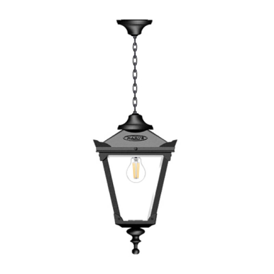 Victorian Outdoor Traditional Hanging Lantern Cast Iron 60cm