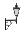 Victorian Outdoor Large Traditional Wall Light Galvanised Steel 147cm