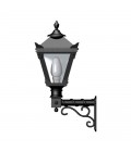 Victorian Outdoor Traditional Wall Light With Decorative Arm Cast Iron 58cm