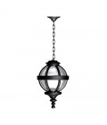 Victorian Outdoor Globe Ceiling Light With Chain Cast iron 35cm