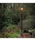 Classic Outdoor Railway Style Lamp Post Cast Iron 273cm