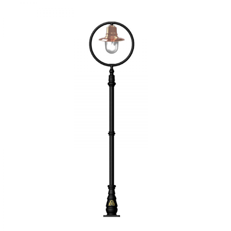 Copper Outdoor Railway Style Lamp Post Cast Iron 243cm