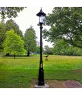 Georgian Style Outdoor Lamp Post Cast Iron 35cm