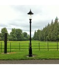 Georgian Style Outdoor Lamp Post Cast Iron 35cm