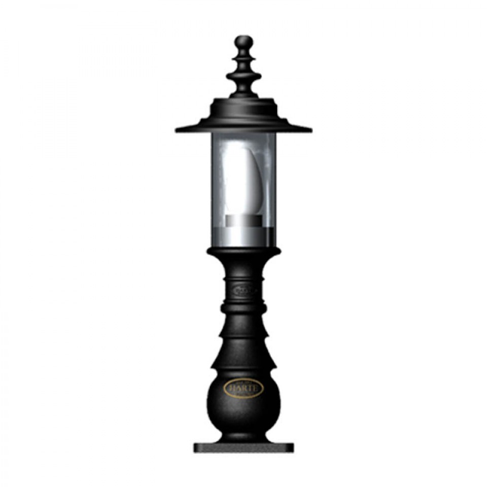 Georgian Style Outdoor Bollard Light Cast Iron 62cm