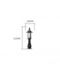 Georgian Style Outdoor Bollard Light Cast Iron 62cm