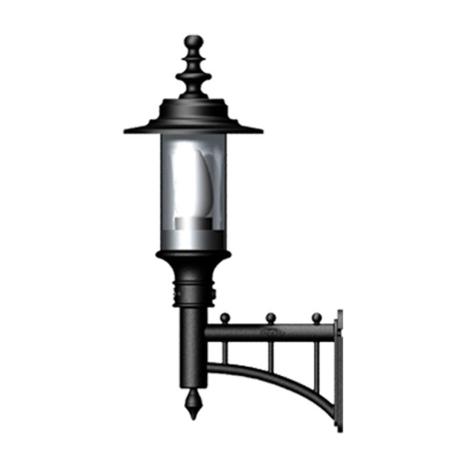 Georgian Style Outdoor Wall Light Cast Iron 58cm