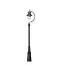 Vintage Outdoor Tear Drop Lamp Post Cast Iron 370cm