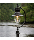 Vintage Outdoor Tear Drop Lamp Post Cast Iron 370cm