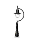 Vintage Outdoor Tear Drop Bollard Light Cast Iron 130cm