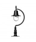 Vintage Outdoor Tear Drop Pedestal Light For Flat Piers Copper 64cm