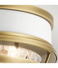 Tollis 2 light plafond natural brass 30.5cm