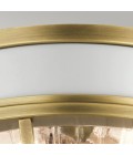 Tollis 2 light plafond natural brass 30.5cm