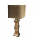 Avia Table Lamp Brass/Brown 81cm