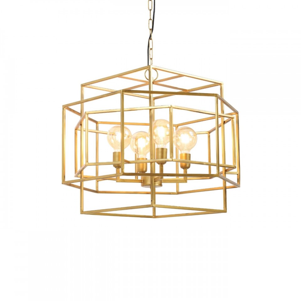 Dalisia Ceiling Lamp Gold 69cm