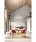 Aqaba S 18/120/115 chandelier gold/chrome/crystal 120 cm