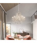 Aqaba S 18/120/115 chandelier gold/chrome/crystal 120 cm