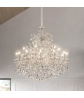 Aqaba S 18/120/115 chandelier gold/chrome/crystal 120 cm