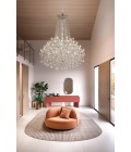 Aqaba S 56/185/230 chandelier gold/chrome/crystal 185 cm