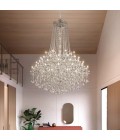 Aqaba S 56/185/230 chandelier gold/chrome/crystal 185 cm