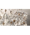 Aqaba PL 5/82/36 flush ceiling light gold/chrome/crystal 82 cm