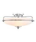 Griffin 3 plafond polerad krom 42.2cm