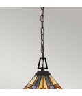 Inglenook 3 taklampa brons 43.2cm