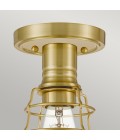 Mixon1 light semi-flush plafond brushed brass 27.1cm