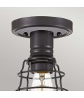 Mixon1 light semi-flush plafond palladian bronze 27.1cm