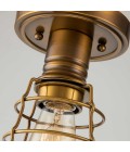 Mixon1 light semi-flush plafond weathered brass 27.1cm