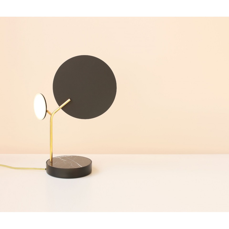 Ballon Table Lamp Black/White/Oak/Walnut 43cm